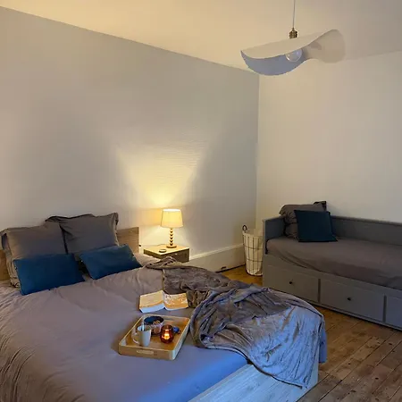 Grand F2, Quartier Historique De Moulins, 5 Pers Apartamento